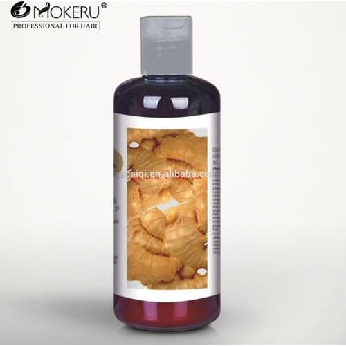 MOKERU 1pc 500ml Natural Organic Anti hair loss Shampoo Anti Dandruff Ginger hair loss shampoo for hair growth treatment