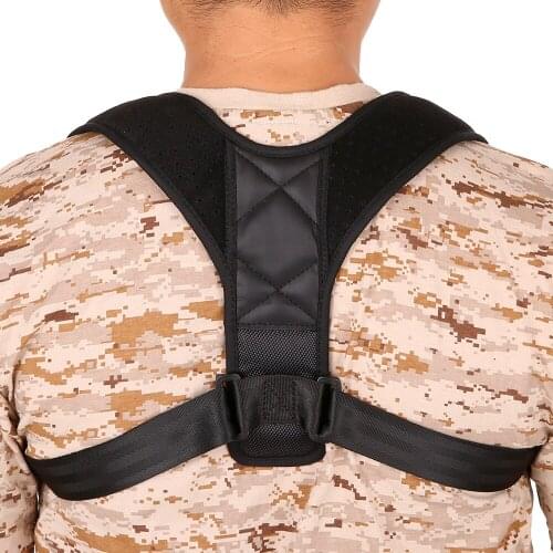 NEW Adjustable Posture Corrector Back Figure 8 Clavicle Strap Wrap Corset Belt Straightener Brace Upper Back Shoulder Correctors