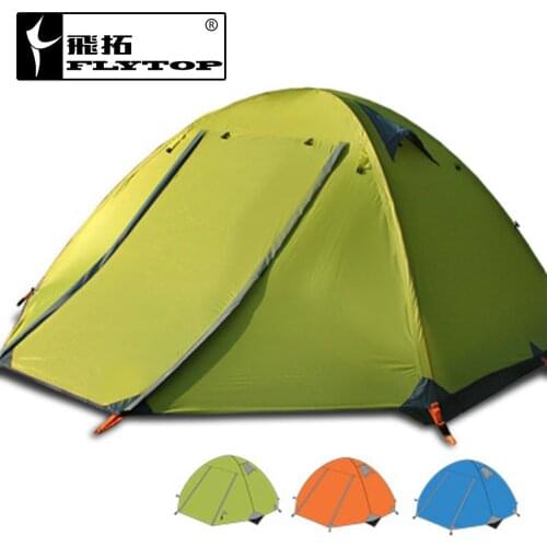 3 Person Professional Ultralight Camping Tent Outdoor Camping Tent Aluminium Alloy Waterproof Double Layer Camping Hiking Tent