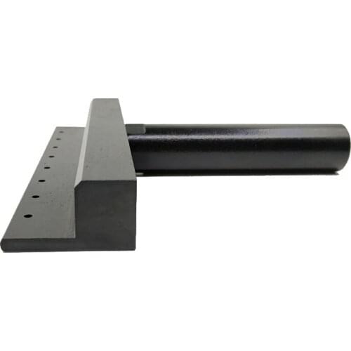Lathe Tool Rest for Wood Lathe Black Lacquered Straight Holder With Scribe Holes