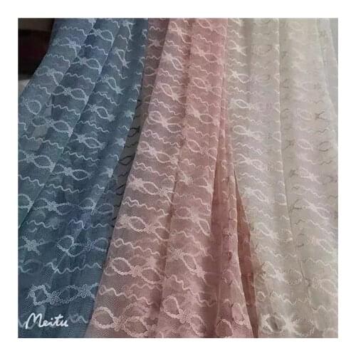 Polyamide elastic double side wavy core spun yarn with soft lace