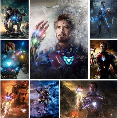 Canvas Poster Marvel Disney Minimalist Superheroes Vintage Poster Captain America Iron Man Thor Hulk Superheroes room home Decor