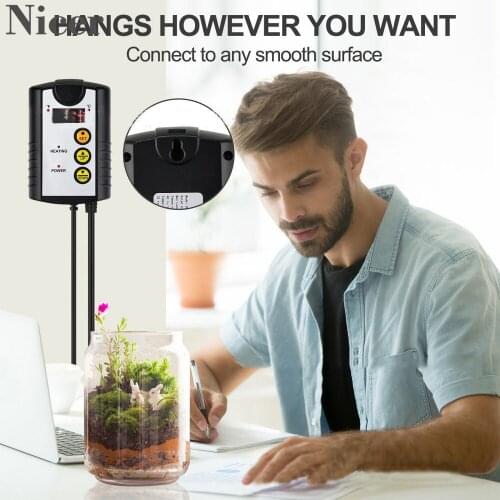 Temperature And Humidity Control Regulator Digital Display Sensor Plant Crawler Heating Pad Temperature Controller Instrument