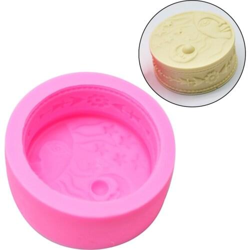 DIY Baking Silicone Mold Sun Moon Pattern Cake Decoration Handmade Soap Mold Kitchen Gadget Original