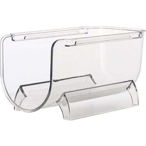 Stackable Wine Bottle Storage Rack Refrigerator Organizer Fridge Clear Plastic Wine Bottle Holder
