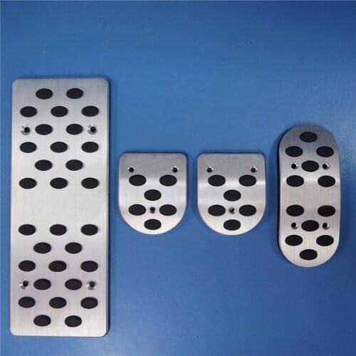 TTCR-II Car Accessory Aluminium For Mazda 6 Mazda6 M6 Mechanical MT 2005-2009 Brake Clutch Accelerator Pedals Pedale pad Sticker