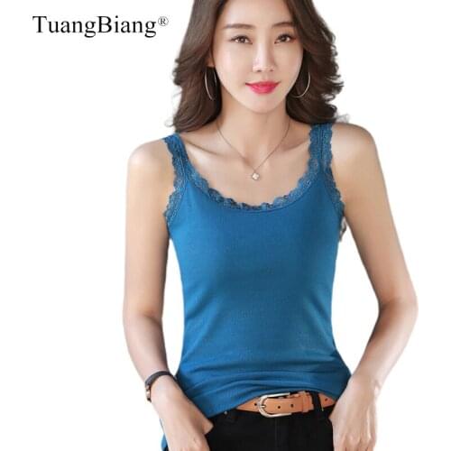 TuangBiang Women's Cropped Tank Tops