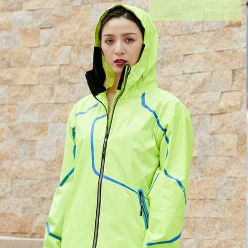 Waterproof Motorcycle Rainwear Suit Women Fashion Men Rain Jacket Cover Impermeable Yagmurluk Erkek Raincoat for Fishing EB50YY