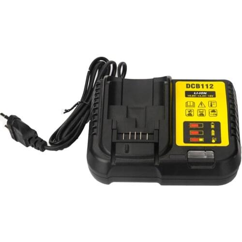DCB112 For Dewalt Li-ion Battery Charger DCB105 10.8V 12V 14.4V 18V DCB112 DCB200 DCB101 DCB140 DCB105