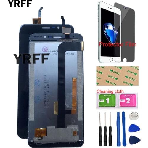 5.5'' Mobile LCD Display For Cubot Dinosaur LCD Display With Touch Screen Digitizer Sensor Glass Assembly Tools Protector Film