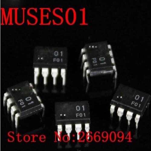 1PCS/LOT MUSES01 DIP-8 High quality audio double op-amp J - FET input IC