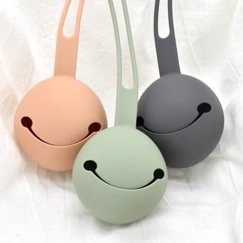 100%Food Grade Safe Approve Silicone Nipple For Newborns Personalized Kids Pacifier Holder Portable Nipple Case Baby Stuff