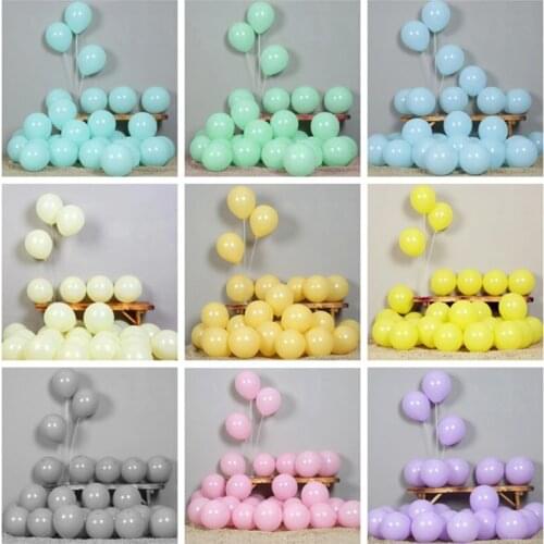 100pcs/lots Macaron Balloon Baby Shower Decorations Wedding Bachelorette Hen Party Adult Kids Boy Girl Unicorn Birthday Supplies