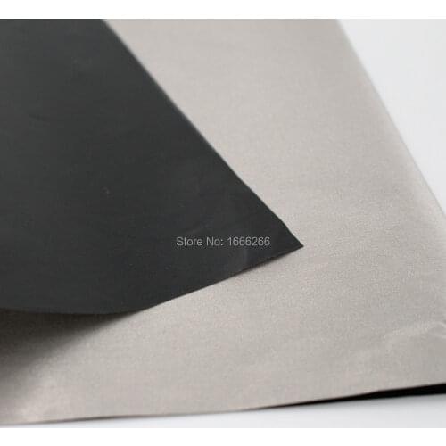 A4 size sample fabric of EMF shielding conductive radiation protection