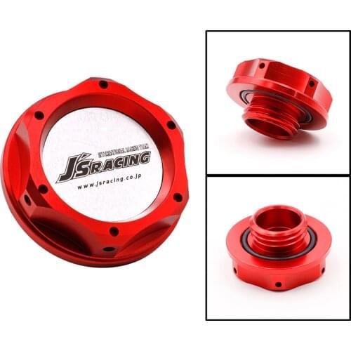 CNC Aluminum JS RAacing Engine Oil Cap Fuel Filler Tank Cover for Honda Acura