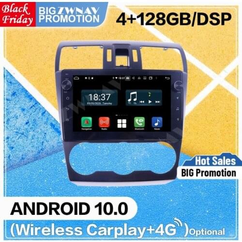 2 Din 128G Carplay Android 10 For Subaru Forester XV WRX 2012 2013 2014 2015 2016 Car Radio Stereo Audio Recorder GPS Head Unit