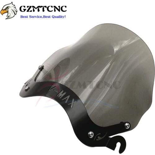 1985-2007 for Yamaha V-MAX1300 VMAX1200 Windscreen Windshield Deflector W/ Mount Bracket VMAX1300 V-MAX 1200 1300 3 Colors