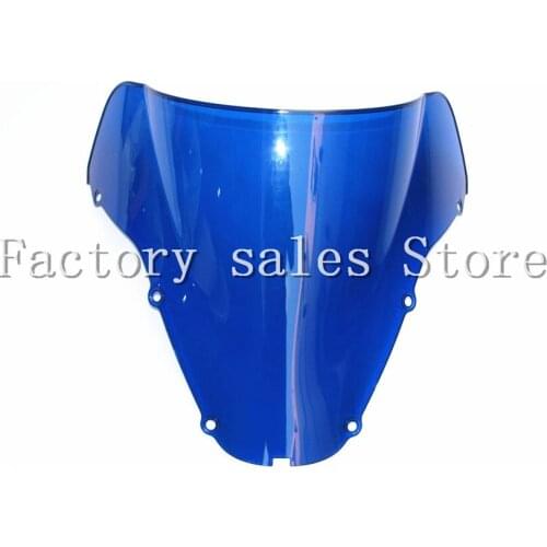 For Honda CBR 900 RR 929 2000 2001 blue Windshield WindScreen Double Bubble CBR929 CBR900RR 900RR CBR900 00 01