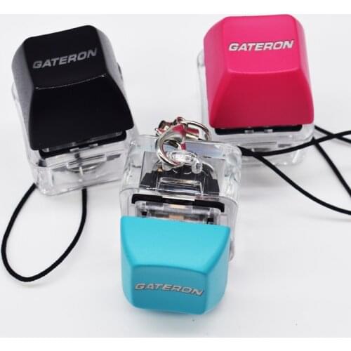 Gateron Switch Mechanical Switch Keychain for Keyboard Switches Tester Kit Toys Stress Relief Gifts Customized Custom Key-caps