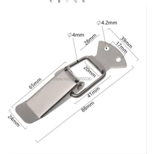 J103 Toolbox Hasp Equipment Door Small Buckle Hidden Box Buckle Industrial Cabinet Snap-on