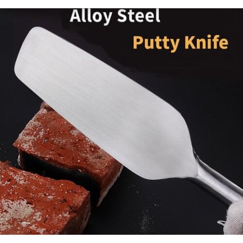 Brick Putty Knife Trowel Brick Knife High Hardness Stainless Steel Double-sided Tile Knife Construction Wall Decoration Tools