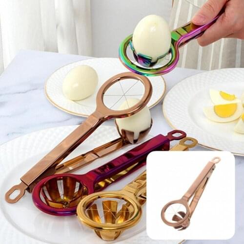 Kitchen Tool Useful Hexagonal Non-slip Boiled Egg Slicer Cutter Gadgets Egg Slicer Multifunctional for Kitchen