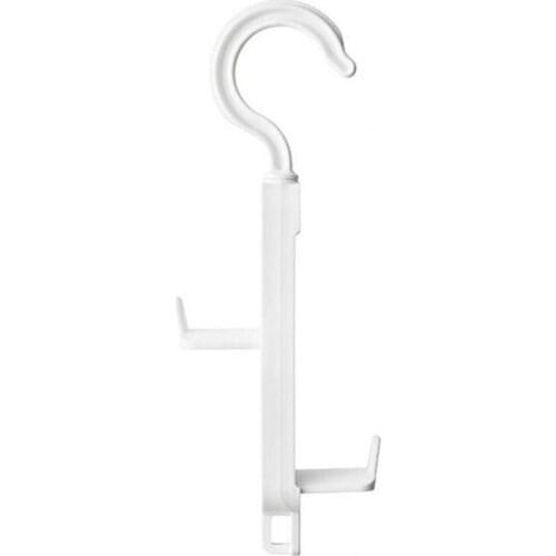 Multifunctional 360 Degree Rotating Space-saving Plastic Clothes Hanger Organizer Double-sided Room Scarf Hook Clothing Storage