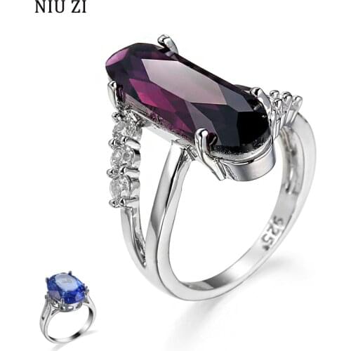 Кольца с фианитами для женщин Niuzi China At AliExpress