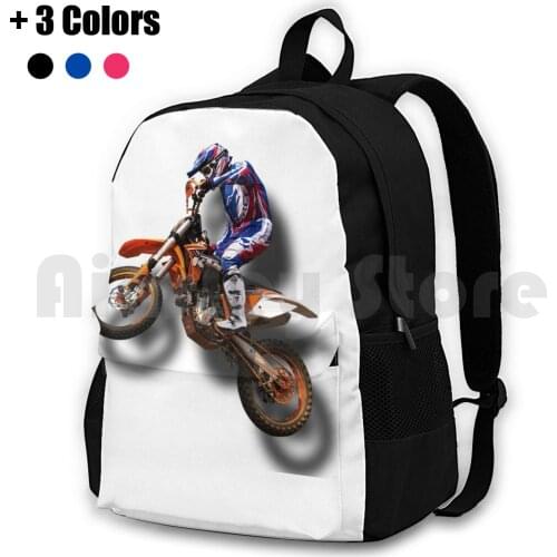 Motorcross Outdoor Hiking Backpack Riding Climbing Sports Bag Motorcross Bike Motorcycle Motorbike Dirt Motocross Dirtbike Race