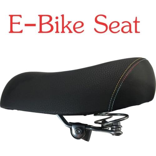 E Bike Seat Saddle E Scooter Saddle Seat Thick Foam Durable Foam Saddle Cushion Bike Accessories Bike Parts Oval Saddle