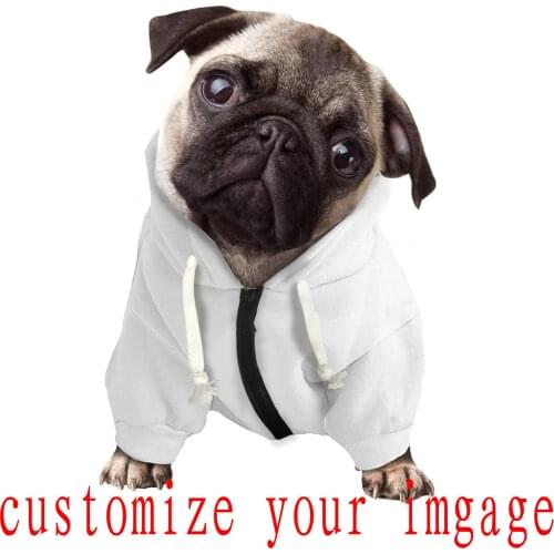 Customiz Dog Hoodie Warm Pet Dog Clothes For Puppy Fashion Dogs Coat Jacket Chihuahua Yorkshire Small Dogs Ropa Perro Pug