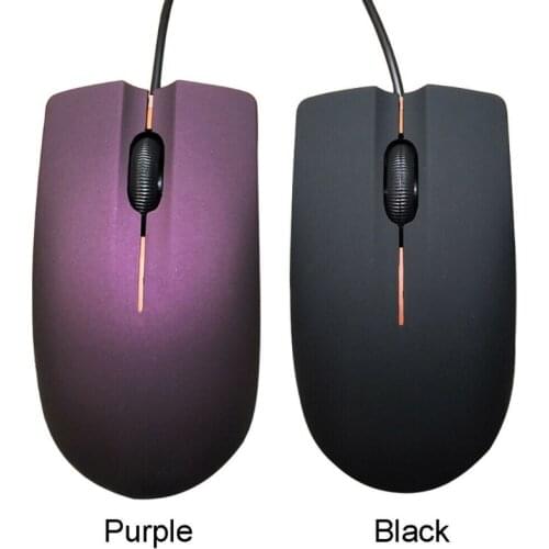 130CM 1200DPI USB Wired Portable Frosted Surface Optical Gaming Mice for Office PC Laptop Computer Accessories