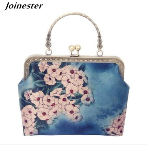 Evening Handbags and Clutches for Women Vintage Shoulder Bag Ladies Wedding Purse Bride Floral Clutch Bags Ethnic Crossbody Bag