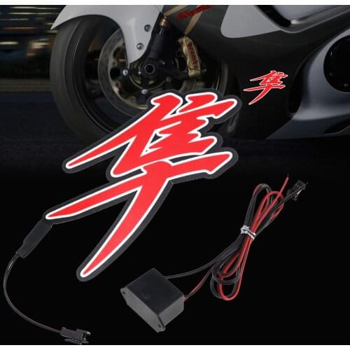 12V Waterproof Helmet Motorcycle Sticker Light for SUZUKI HAYABUSA GSXR1300 1999-2008-2019 GSX-R 1300