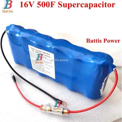 Rectifier Farad Capacitor Module 16V 500F 12V 16 v 500F Car Modification Compensation Capacitor pack for Speaker Vehicle start