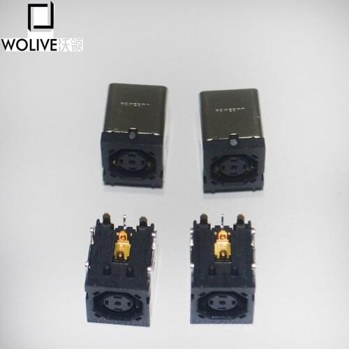 Wolive 10pcs/bag For Dell Precision M20, M60, M65, M2300, M4300, M6300 DC Jack socket octagonal