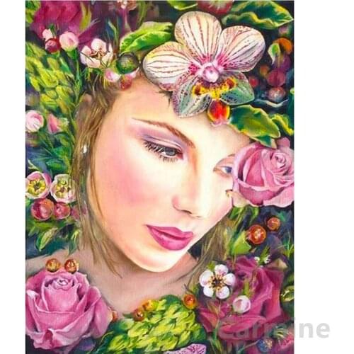 Woman New Arrival DIY 5D Diamond Painting Portrait Craft Picture Cross Stitch Embroidery Full Round&square Drill Home Decoration