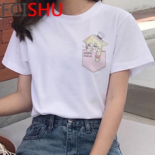Funny Chuuya Nakahara Bungou Stray Dogs T Shirt Women Harajuku Kawaii Graphic T-shirt Cute Anime Tshirt Summer Top Tees Female