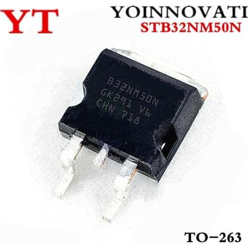 10pcs/lot STB32NM50N STB32NM50 32NM50 MOSFET N CH 500V 22A D2PAK TO-263 IC Best quality