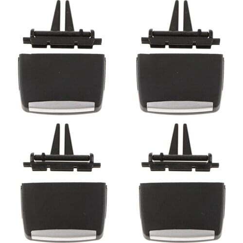 2 Pairs A/C Air Vent Outlet Tab Clip for BMW X5 E70 2006-2013 (Front & Rear Row)