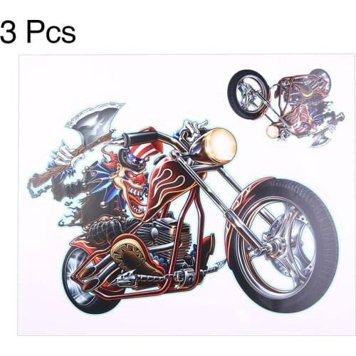 3 Pcs/Set Multi Styles Auto Electric Motorcycle Cars Stickers Beauty Decoration Motorcycle Car Stickers Accessories