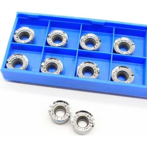 RCGT1204 MO AK H01 RCGT 1204 Aluminum cutter blade Insert Cutting Tool turning tool CNC Tools AL +TIN Alloy wood