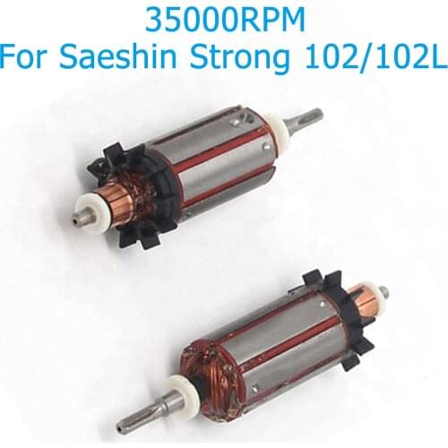 1 Piece Speed 35000rpm Motor Rotor Armature Part for Dental Saeshin Strong102/102L Handpiece