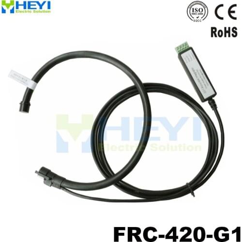 Black Yellow Red Clamp on rogowski probe output: 333mVrms input: 1-3000A FRC-420-G1 flexible rogowski coil