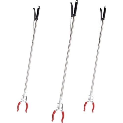 Long stainless steel clip sanitation garbage pick up hygiene clip extract device material control garbage pliers wholesale ten s