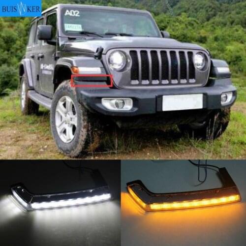 Pairs LED Daytime Running Light DRL Drive Lamp for Jeep Wrangler JK 08-15 1 order