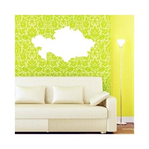 Kazakhstan map Globe Earth Country wall vinyl sticker custom made home decoration fashion design