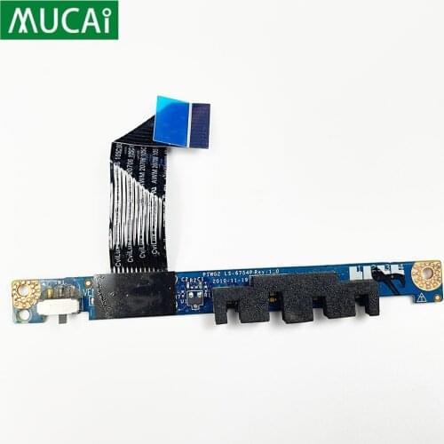 For Lenovo G570 G575 laptop Power Button Board Function indicator board wireless switch with Cable switch PIWG2 LS-6754P