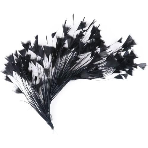 Beautiful High-quality Turkey Feather flower Long 25-30cm for Wedding Crafts Plumes Accessories Headdress Decoration