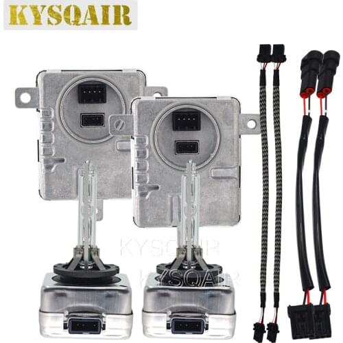 KYSQAIR OEM Auto Headlight 55W D8S 6000K 4300K 5000K 8000K D3S Car Bulb Kit Xenon D1S HID Ballast For A3 A4 A5 A6 A7 A8 Q5 Q7 CC